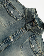 Retro simple denim jacket