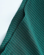 刺綉條紋短袖襯衫