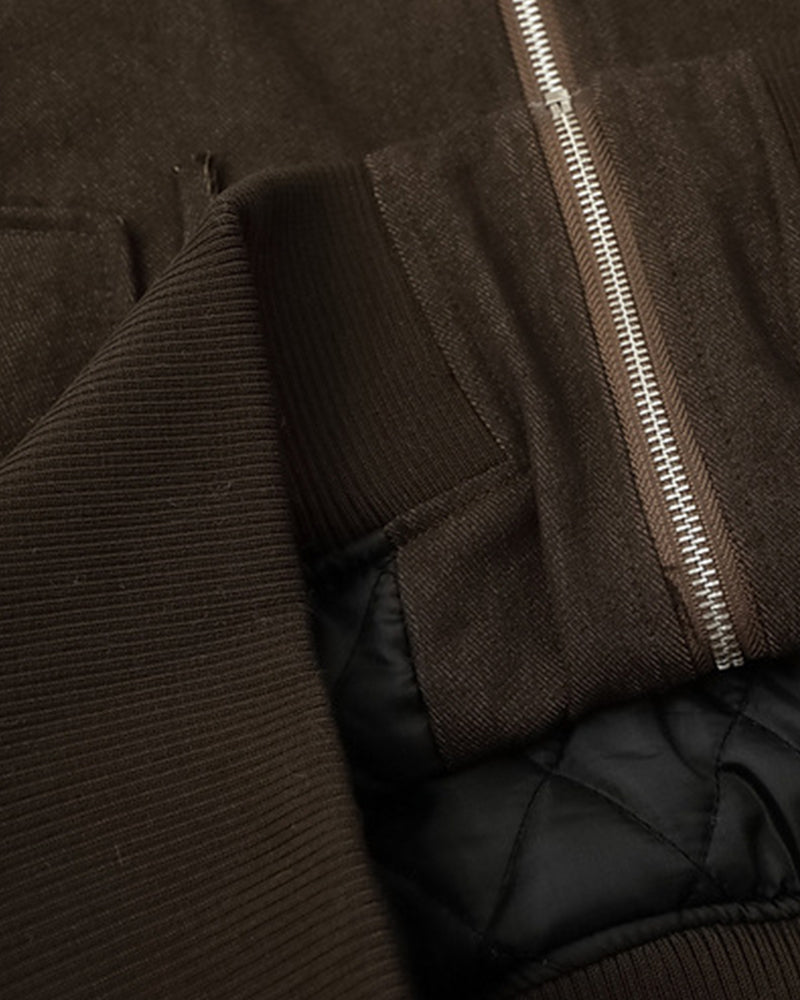 Retro-style knitted cotton coat (women's)