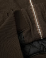 Retro-style knitted cotton coat (women's)