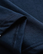 Contrast color stitching polo short sleeves