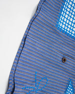 復古刺綉短袖襯衫