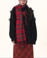 Vintage Butterfly Tassel Crew Neck Sweater