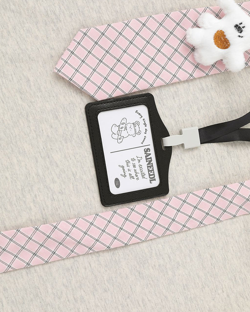 가짜 투피스 스플라이스 반팔 셔츠