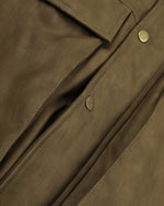 Simple and versatile lapel cotton coat