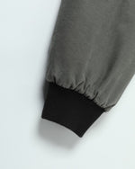 Patchwork cotton-padded jacket