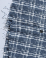 Plaid casual long-sleeved shirt