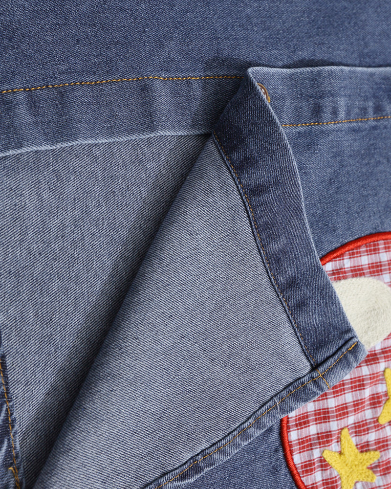 復古卡通短袖襯衫