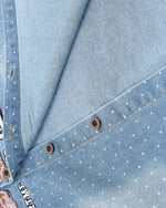 水洗波點短袖襯衫