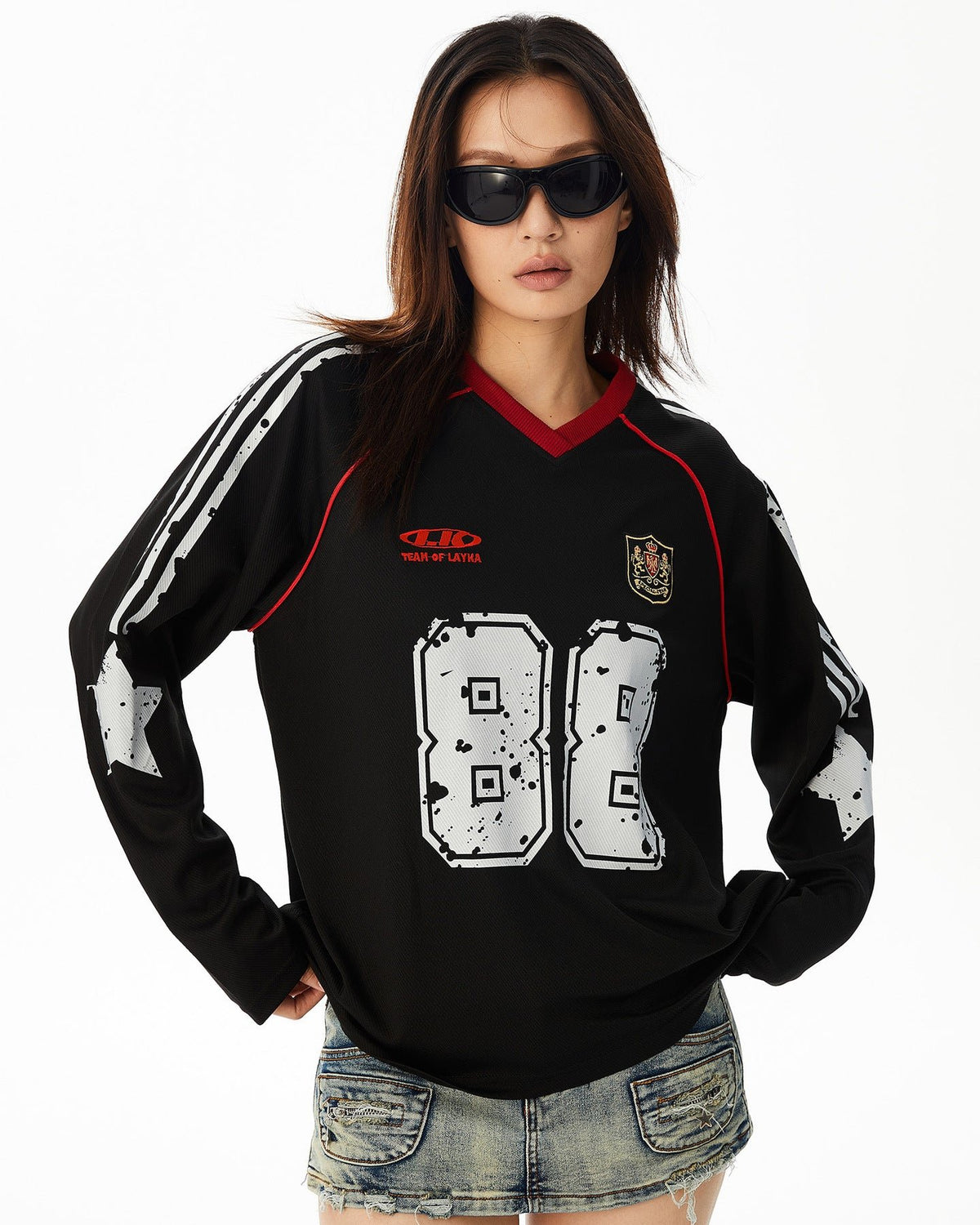 Retro sports long sleeves