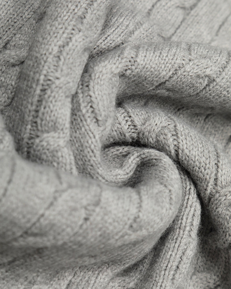 Spliced ​​fake two-piece sweater