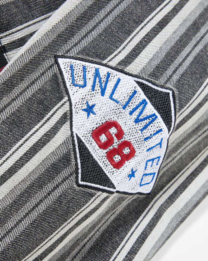 Washed striped couple jackets