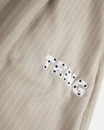 Patchwork waistband casual trousers