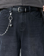 Simple wide-leg trousers