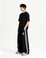 Retro Wide-Leg Casual Pants