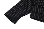 Retro sports contrast striped jacket