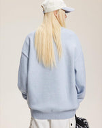 復古趣味刺綉毛衣