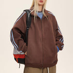 레트로 스포츠 쓰리 스트라이프 재킷