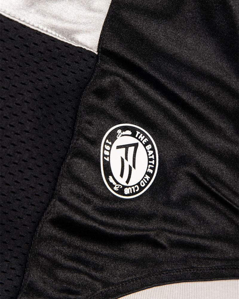 Contrast color stitching sports short sleeves