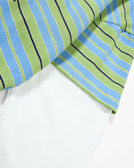 Color-blocked faux two-piece long-sleeved top