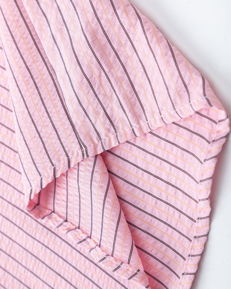 Retro plaid long-sleeved shirt