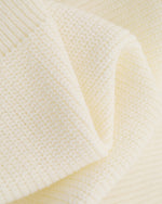 Simple contrast color sweater jacket