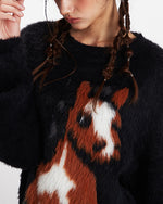 크루넥 풀오버 스웨터