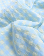 Solid color plaid short sleeve shirt