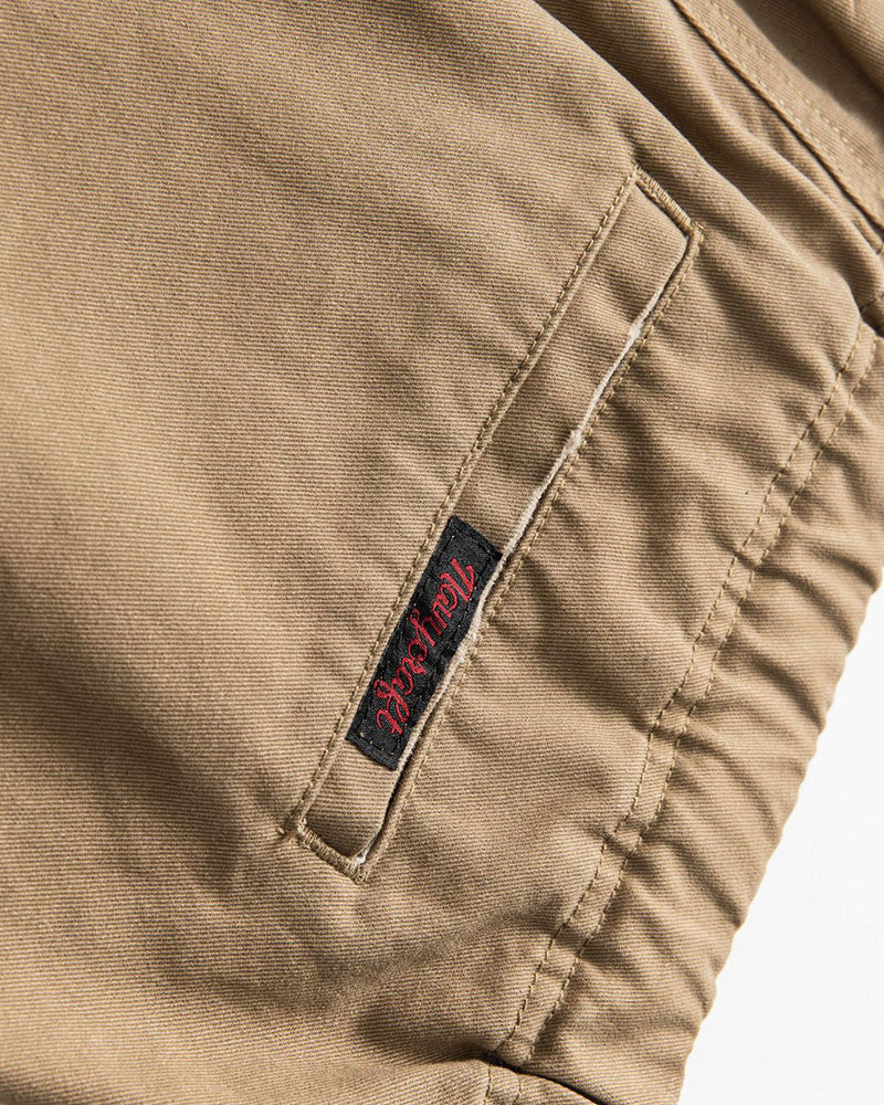 Solid color retro casual pants