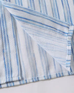 Striped short-sleeved shirt