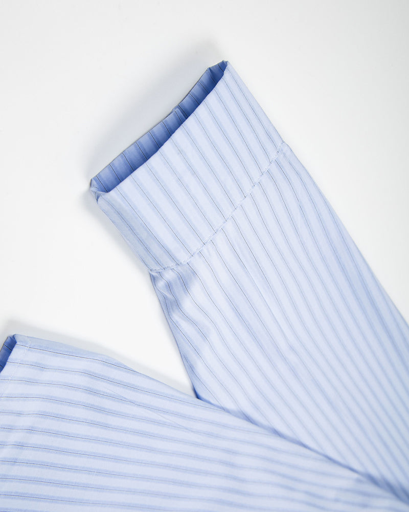 Striped versatile long-sleeved shirt