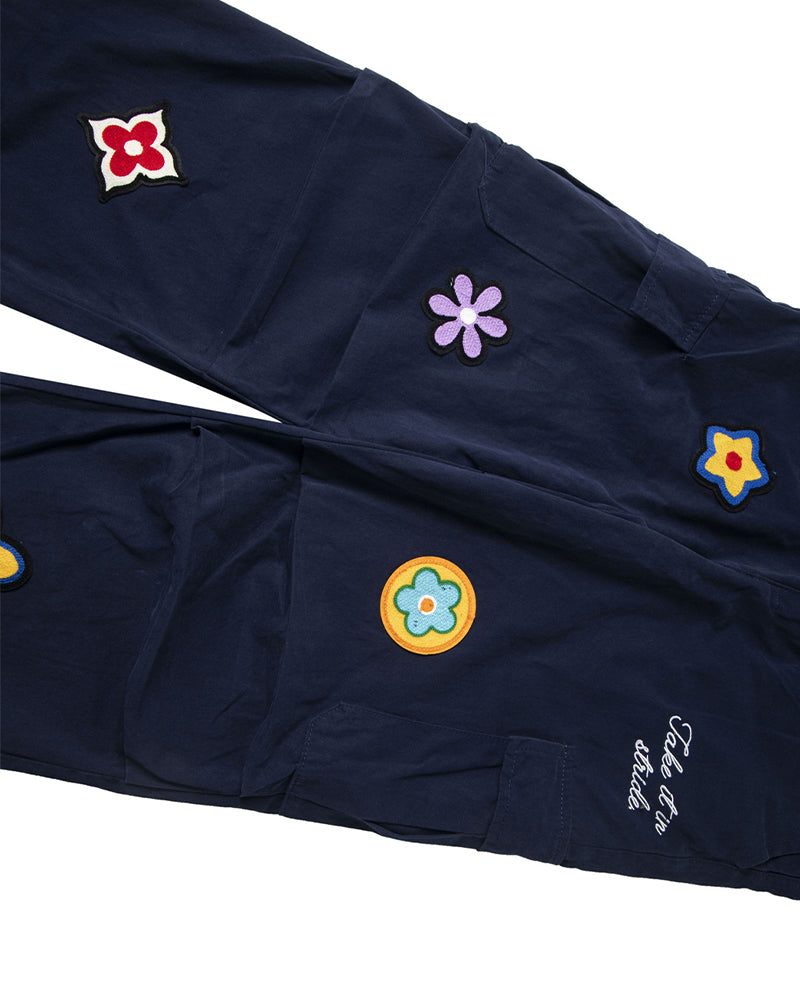 Vintage colored cargo trousers