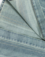 復古條紋短袖襯衫