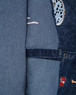 狗狗刺綉牛仔襯衫