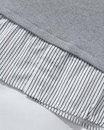 假兩件翻領短袖