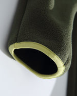 Casual stand-up collar fleece-lined sweatshirt