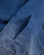 Washed fleece-lined jacket