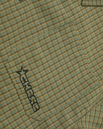 Retro plaid short-sleeved shirt