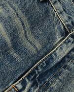 Distressed casual trousers