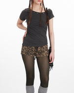 Off-shoulder slim short sleeves