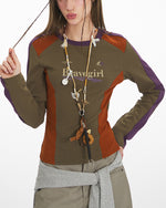 Color-blocked slim-fit inner layer (women's)