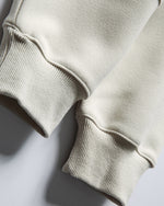 Fleece-lined crew neck pullover sweatshirt