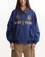 vintage street embroidered jacket