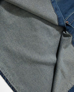 Distressed washed casual jacket