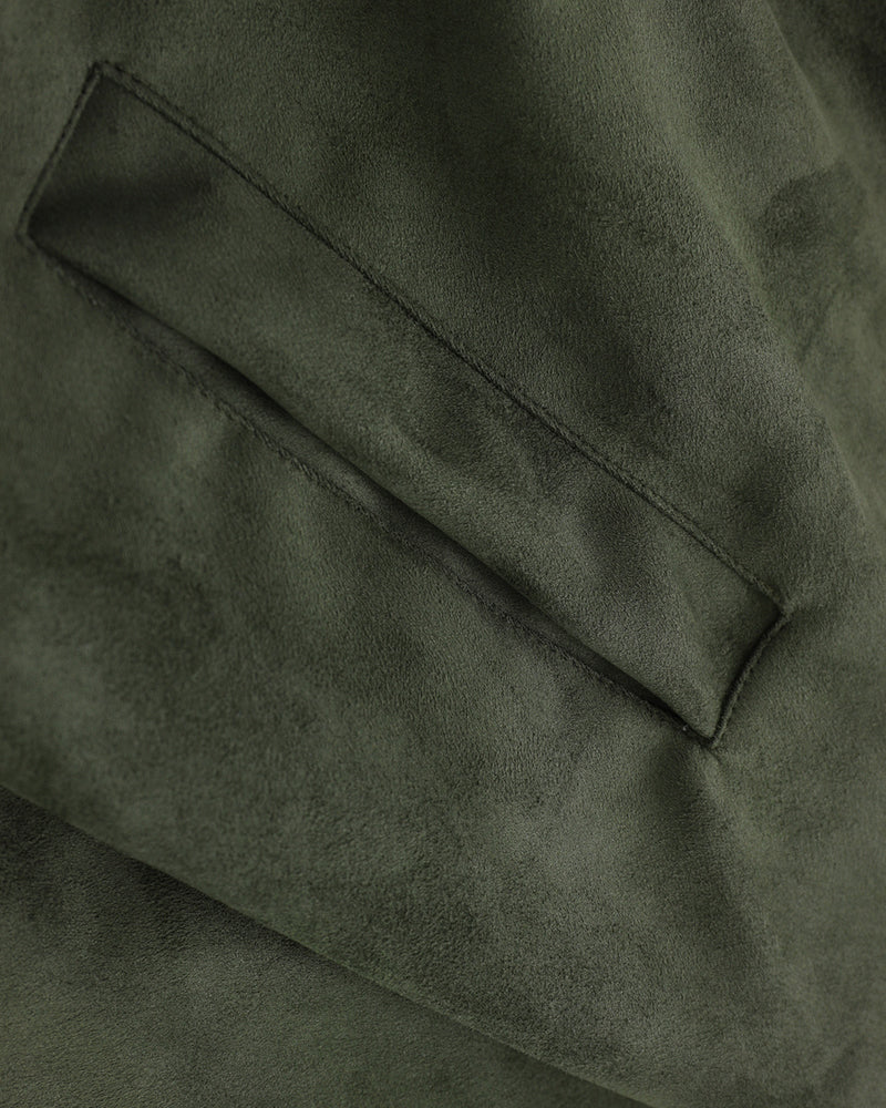 撞色條紋寬鬆外套