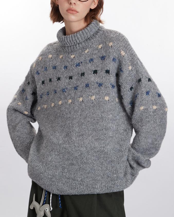 Retro casual sweater