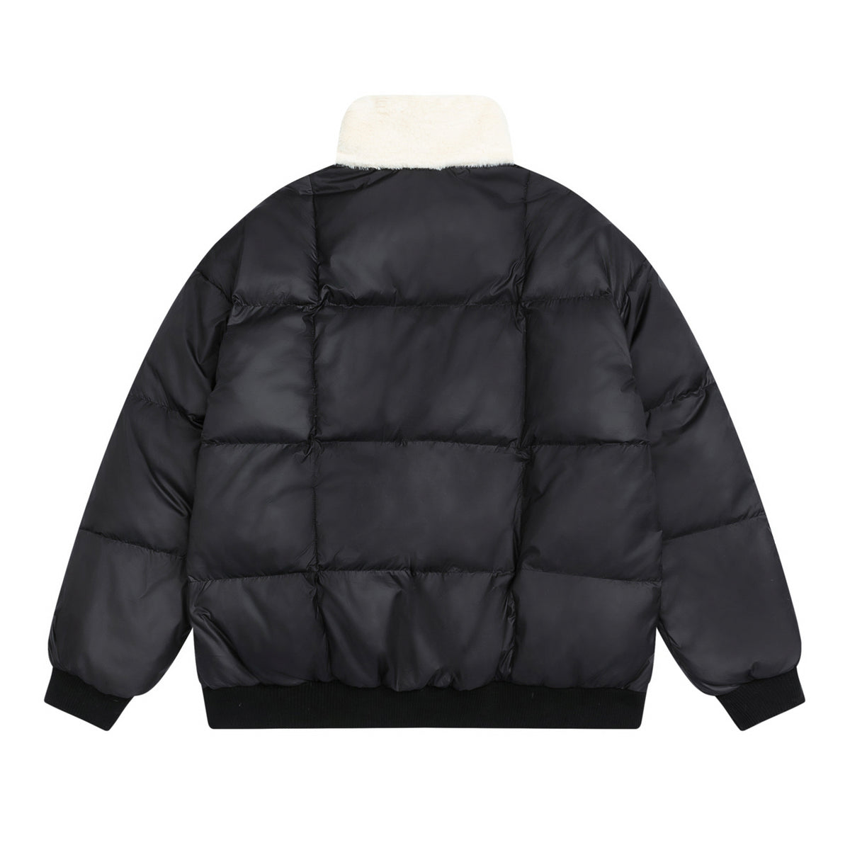 Retro loose down jacket