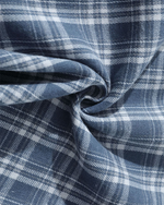 Plaid casual long-sleeved shirt