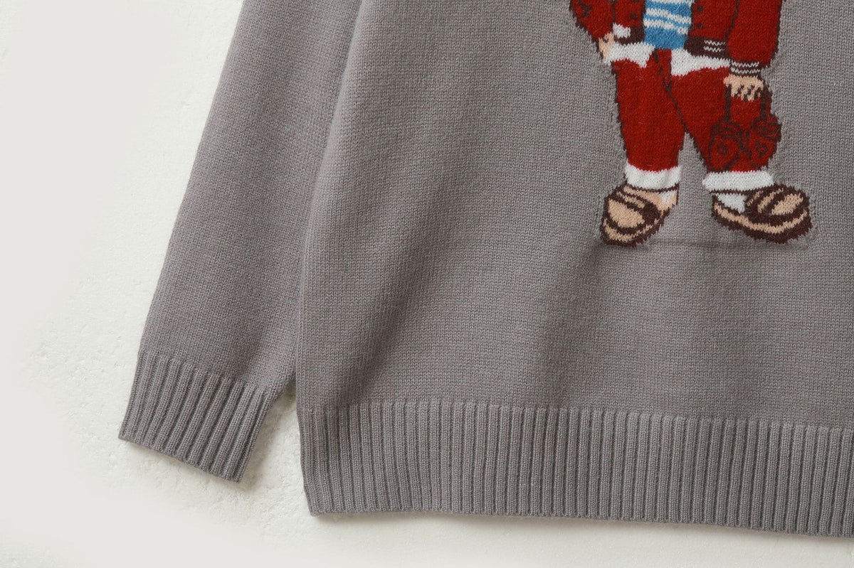 Retro Christmas Cute Couple Sweater