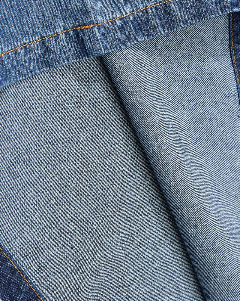 漸變牛仔水洗短袖